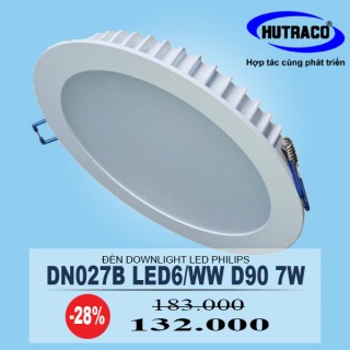 Đèn Downlight âm trần LED Philips DN027B LED6/WW D90 7W